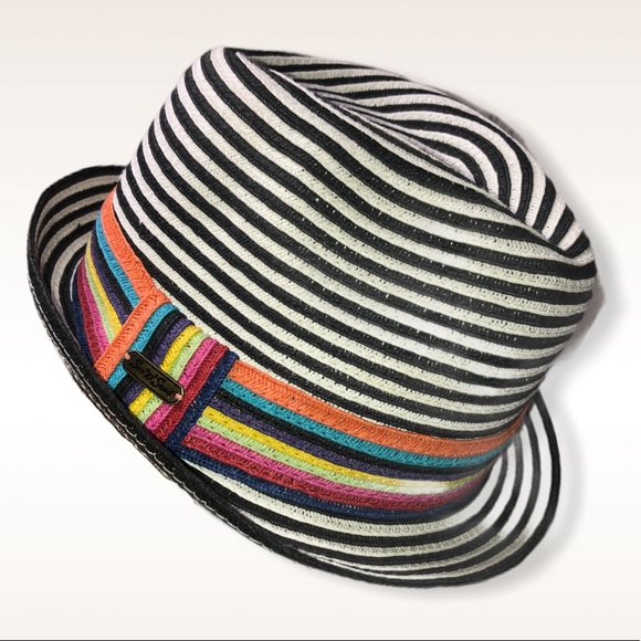 Sun ‘N’ Sand Striped fedora - Picture 1 of 6
